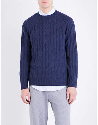 Brunello Cucinelli Cable-knit cashmere knitted jumper