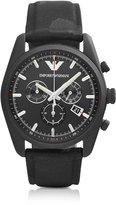 Thumbnail for your product : Emporio Armani Sport Black Men's Chronograph Watch w/Camouflage Print Canvas Strap