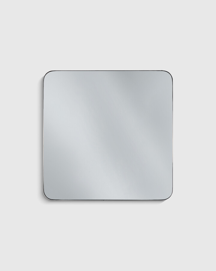 Quince - White Label Quince | Square Metal Framed Wall Mirror
