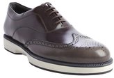 Thumbnail for your product : Ferragamo brown leather 'Regis' wingtip oxfords