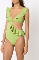 Thumbnail for your product : Clube Bossa Ruffled Cut-Out Swimsuit