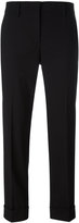 Prada - cropped trousers - women - Spandex/Elasthanne/Cupro/laine vierge - 40