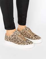 Thumbnail for your product : Selected Suede Donna Leopard Sneaker