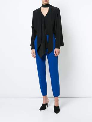 Fendi asymmetric layered blouse