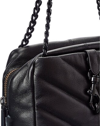 Rebecca Minkoff Edie Maxi Top Zip Leather Shoulder Bag