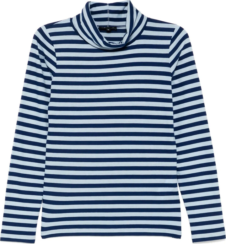 agnès b. striped long-sleeves T-shirt