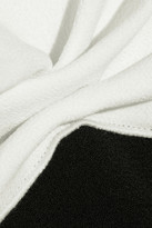 Thumbnail for your product : Roland Mouret Eugene two-tone wool-crepe top