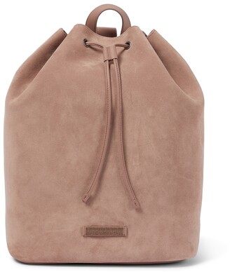 suede convertible backpack
