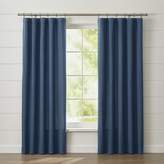 Thumbnail for your product : Crate & Barrel Wallace Blue Curtain Panel