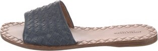 Bottega Veneta Intrecciato Weave Leather Slides