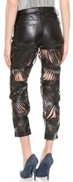Thumbnail for your product : Acne Studios Destroyed Leather Pants