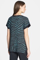 Thumbnail for your product : St. John Microdot Tiger Print Jersey Tunic