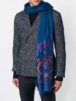 Thumbnail for your product : Etro paisley stripe scarf