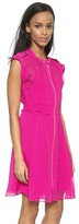 Thumbnail for your product : Rebecca Taylor Zip Front Chiffon Dress
