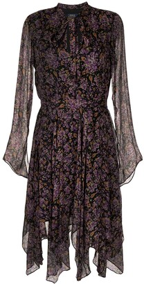 Polo Ralph Lauren Floral-Print Long-Sleeve Dress