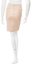 Thumbnail for your product : Robert Rodriguez Leather Mini Skirt