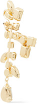 Thumbnail for your product : Kenneth Jay Lane 22-karat Gold-plated Crystal Earrings