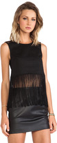 Thumbnail for your product : BCBGeneration Fringe Top