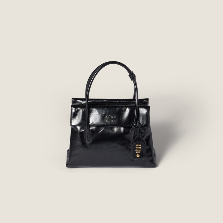 Miu Miu Solitaire shiny leather bag