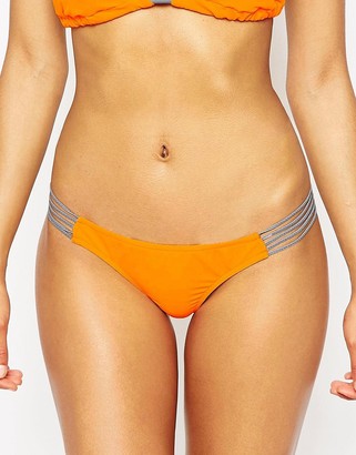 ASOS FULLER BUST Exclusive Contrast Lattice Bikini Bottom