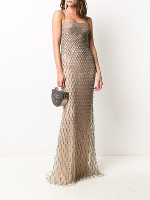 Valentino Pre-Owned Embellished Strapless Gown