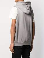 Thumbnail for your product : Maison Margiela logo-print sleeveless hoodie