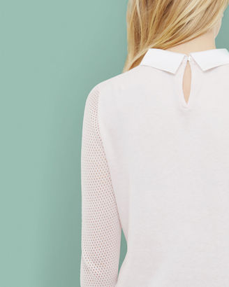 CAROLLI Embellished collar sweater