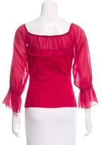 Thumbnail for your product : Philosophy di Alberta Ferretti Long Sleeve Button-Up Top