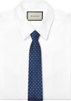 Thumbnail for your product : Gucci GG and shamrocks silk tie