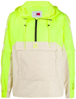 green and yellow tommy hilfiger jacket