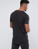 Thumbnail for your product : SikSilk Muscle Ringer T-Shirt In Black