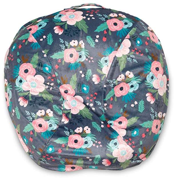 Boppy Boutique Newborn Lounger Cover, Gray Floral