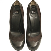 Thumbnail for your product : D&G 1024 D&g Dolce & Gabbana Brown Suede Round