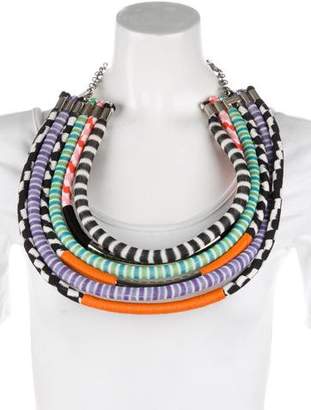 Missoni Knit Collar Necklace