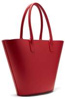 Thumbnail for your product : Mansur Gavriel Triangle Leather Tote - Womens - Red