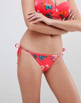 Thumbnail for your product : Lepel London Floral Tie Side Bikini Bottom