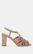 Thumbnail for your product : Manolo Blahnik Women's Edita Suede Sandals - Taupe Suede