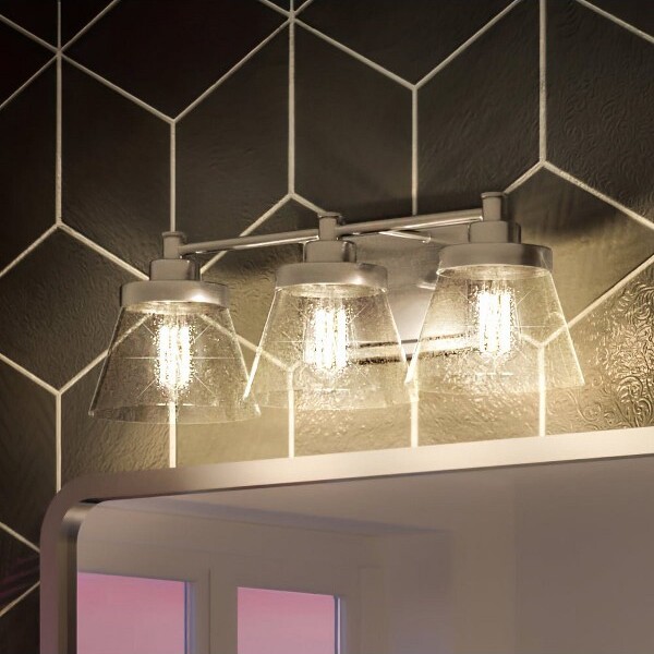 Urban Ambiance UrbanAmbianceLuxuryTraditionalBathLight7.75''Hx24.5''WBrushedNickelFinishPawtucketCollectionUHP3991