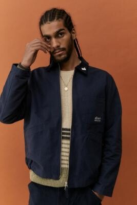 albam navy work jacket