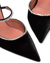 Thumbnail for your product : Amina Muaddi Gilda 95mm crystal embellished mules