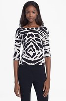 Thumbnail for your product : Tracy Reese Graphic Stretch Cotton Tee