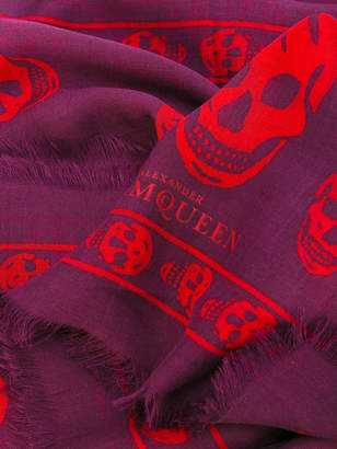 Alexander McQueen Skull scarf