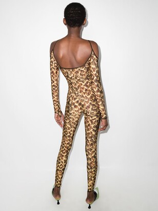 KNWLS Nulle leopard print jumpsuit