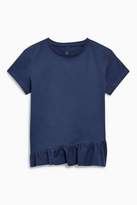 Thumbnail for your product : Next Girls Navy/Red/White Short Sleeve Peplum T-Shirts Three Pack (3-16yrs)