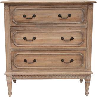 Hudson Furniture Collections Marseille 3 Drawer Chest of Drawers, Weathered Oak