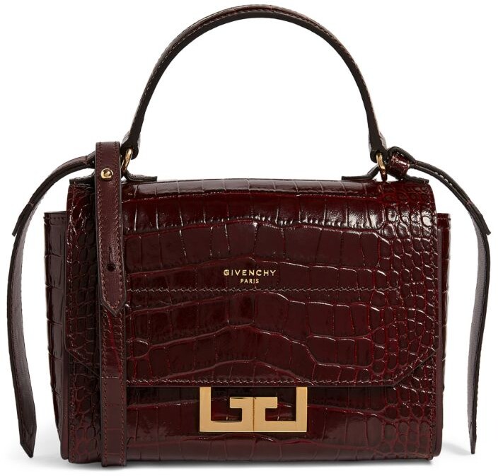 Givenchy Mini CrocEmbossed Leather Eden CrossBody Bag ShopStyle