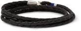 Thumbnail for your product : Miansai Woven-Leather Wrap Bracelet