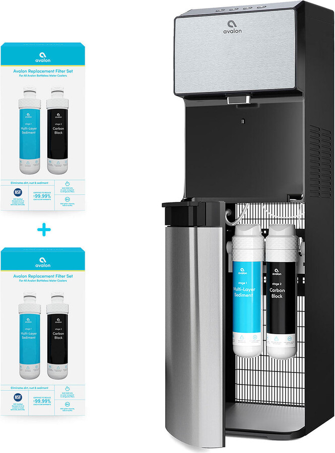 Avalon A13 Electric Bottleless Water Cooler Water Dispenser, Extra Set of Filtration Included