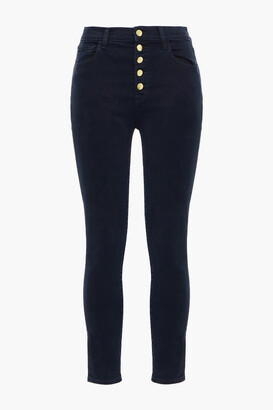 J Brand Cropped High-rise Skinny Jeans