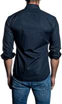 Thumbnail for your product : Jared Lang Solid Woven Trim Fit Shirt